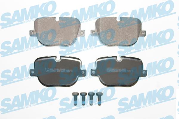 Samko 5SP1652 Brake Pad Set, disc brake 5SP1652