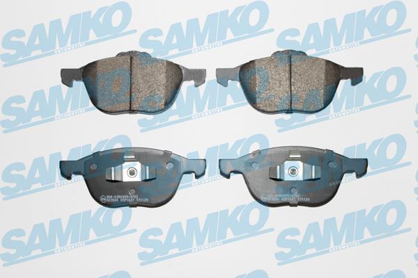 Samko 5SP1627 Brake Pad Set, disc brake 5SP1627