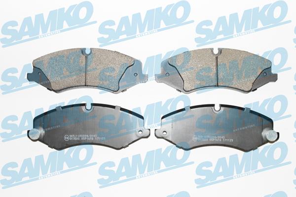 Samko 5SP1616 Brake Pad Set, disc brake 5SP1616