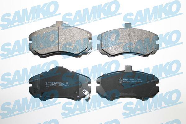 Samko 5SP1609 Brake Pad Set, disc brake 5SP1609