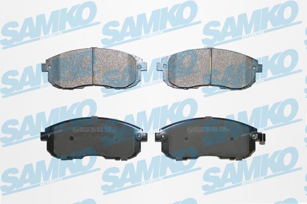 Samko 5SP1605 Brake Pad Set, disc brake 5SP1605