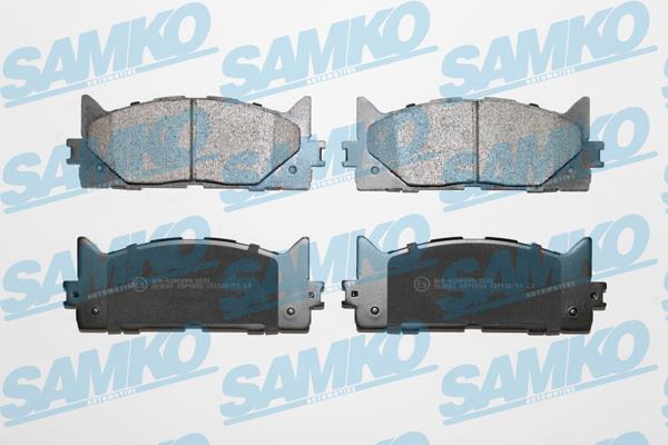 Samko 5SP1593 Brake Pad Set, disc brake 5SP1593