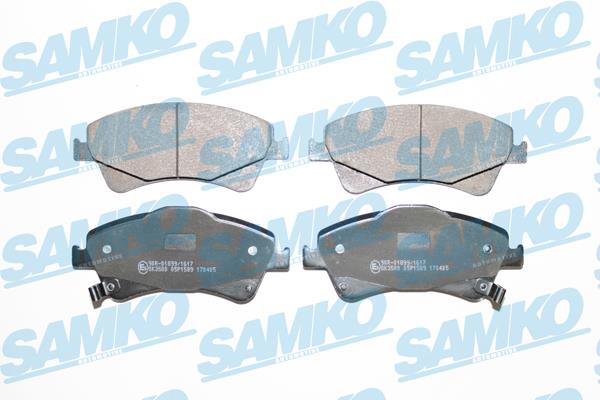 Samko 5SP1589 Brake Pad Set, disc brake 5SP1589