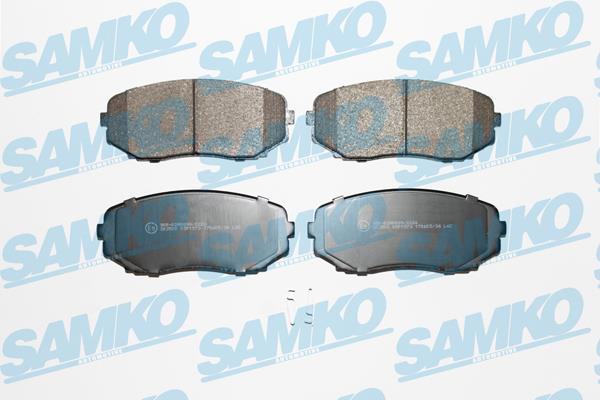 Samko 5SP1573 Brake Pad Set, disc brake 5SP1573