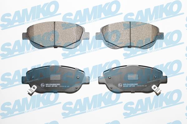 Samko 5SP1566 Brake Pad Set, disc brake 5SP1566