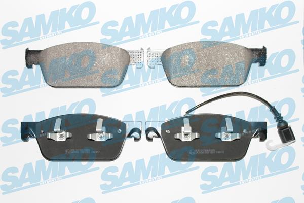 Samko 5SP1551 Brake Pad Set, disc brake 5SP1551