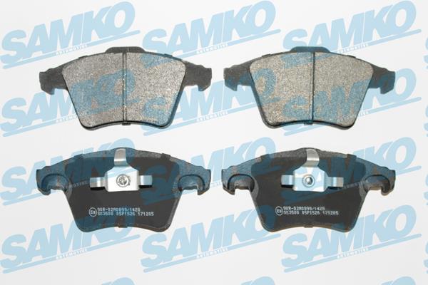 Samko 5SP1526 Brake Pad Set, disc brake 5SP1526