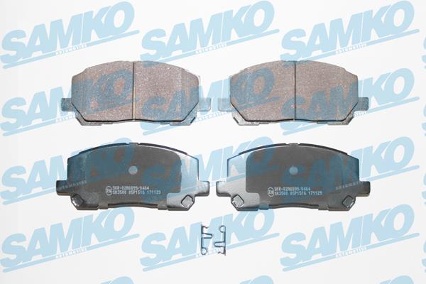 Samko 5SP1516 Brake Pad Set, disc brake 5SP1516
