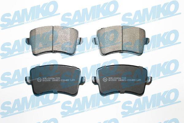 Samko 5SP1489 Brake Pad Set, disc brake 5SP1489