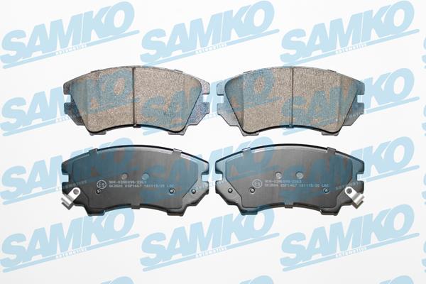 Samko 5SP1467 Brake Pad Set, disc brake 5SP1467