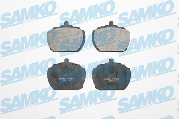Samko 5SP143 Brake Pad Set, disc brake 5SP143
