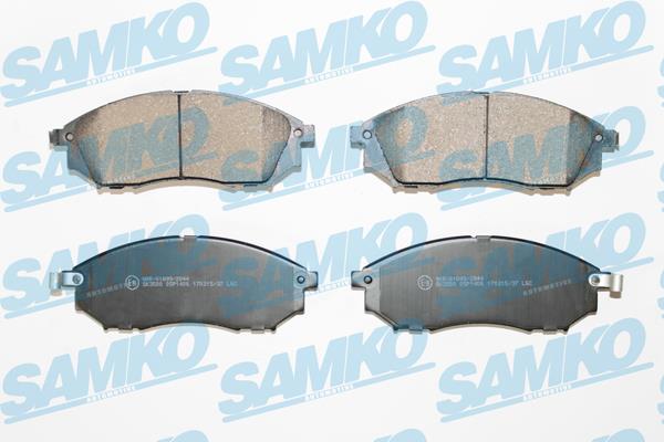 Samko 5SP1406 Brake Pad Set, disc brake 5SP1406