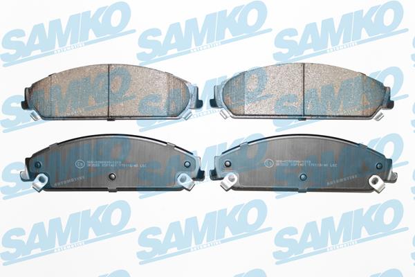 Samko 5SP1401 Brake Pad Set, disc brake 5SP1401
