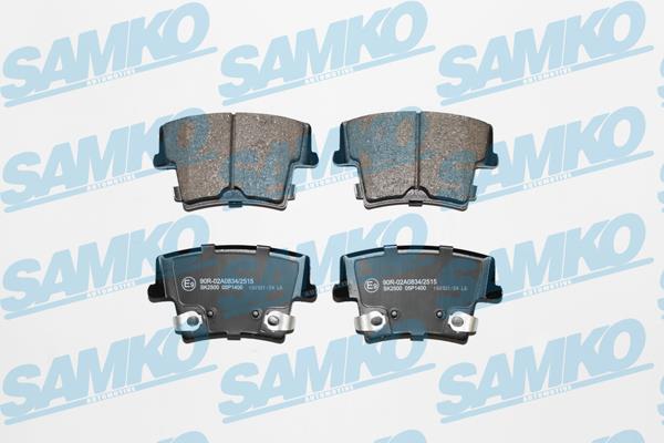 Samko 5SP1400 Brake Pad Set, disc brake 5SP1400