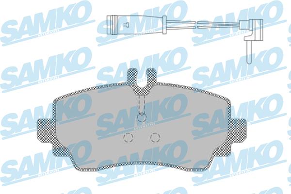 Samko 5SP1387 Brake Pad Set, disc brake 5SP1387