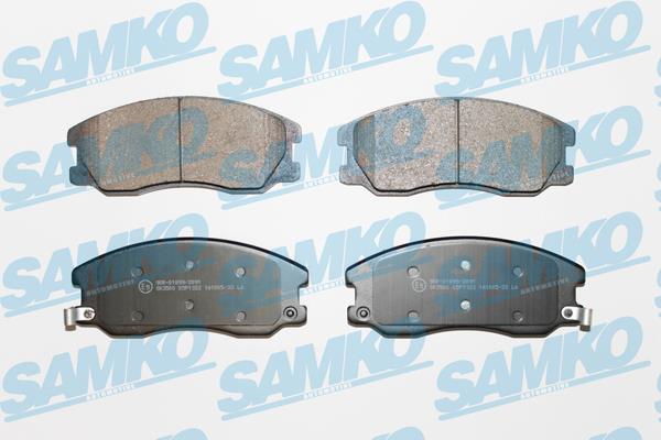 Samko 5SP1322 Brake Pad Set, disc brake 5SP1322