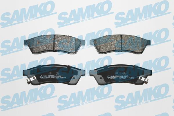 Samko 5SP1320 Brake Pad Set, disc brake 5SP1320
