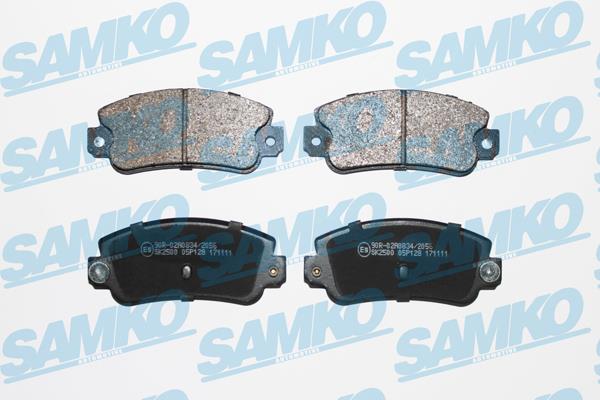 Samko 5SP128 Brake Pad Set, disc brake 5SP128