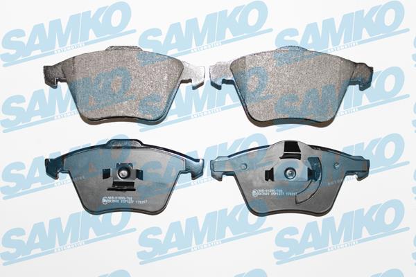 Samko 5SP1277 Brake Pad Set, disc brake 5SP1277