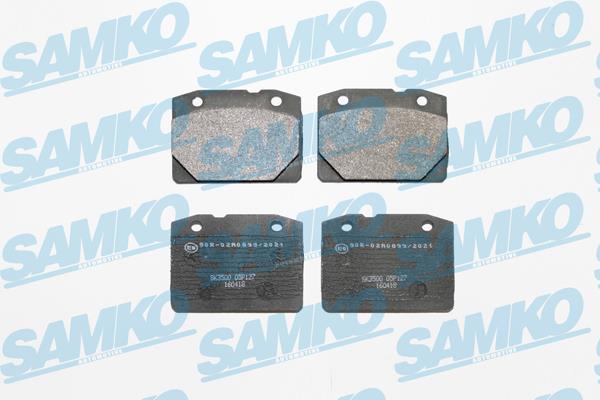 Samko 5SP127 Brake Pad Set, disc brake 5SP127