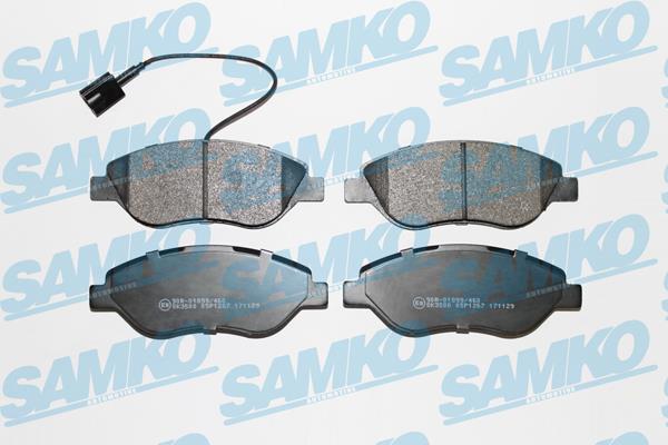 Samko 5SP1267 Brake Pad Set, disc brake 5SP1267