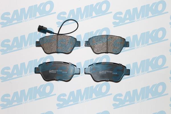 Samko 5SP1266 Brake Pad Set, disc brake 5SP1266