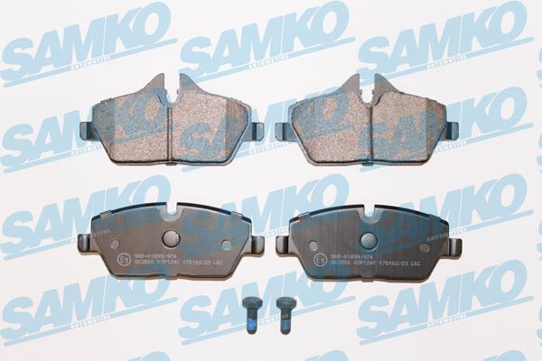 Samko 5SP1241 Brake Pad Set, disc brake 5SP1241