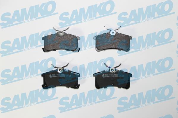 Samko 5SP1233 Brake Pad Set, disc brake 5SP1233