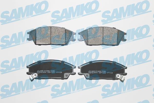 Samko 5SP1222 Brake Pad Set, disc brake 5SP1222