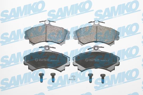 Samko 5SP1221 Brake Pad Set, disc brake 5SP1221