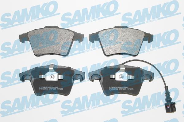 Samko 5SP1205 Brake Pad Set, disc brake 5SP1205