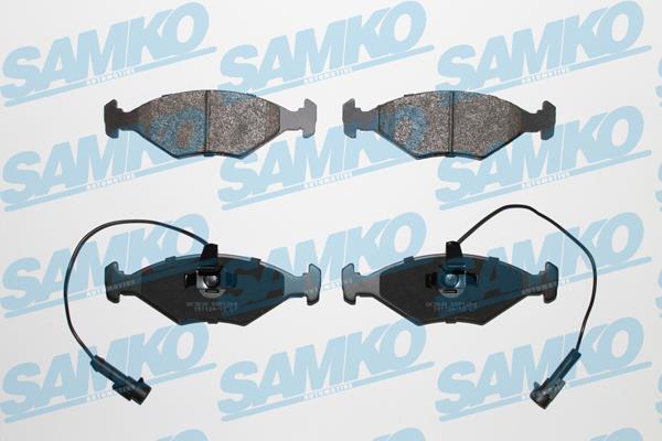 Samko 5SP1204 Brake Pad Set, disc brake 5SP1204