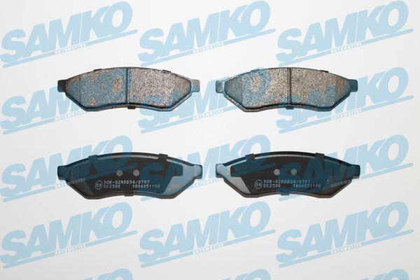 Samko 5SP1198 Brake Pad Set, disc brake 5SP1198