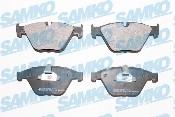 Samko 5SP1193 Brake Pad Set, disc brake 5SP1193