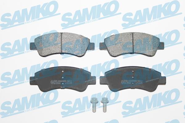 Samko 5SP1188 Brake Pad Set, disc brake 5SP1188