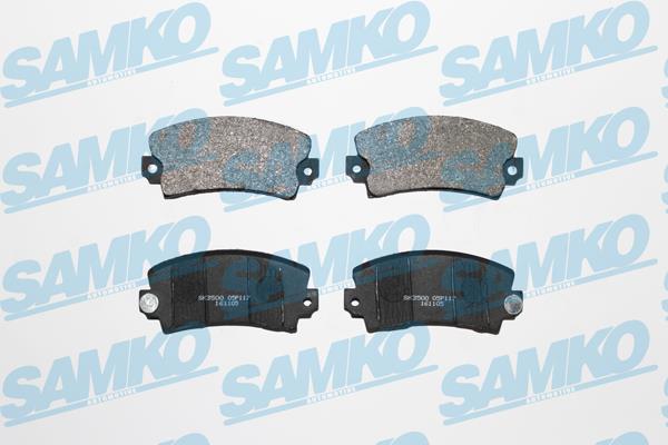 Samko 5SP117 Brake Pad Set, disc brake 5SP117