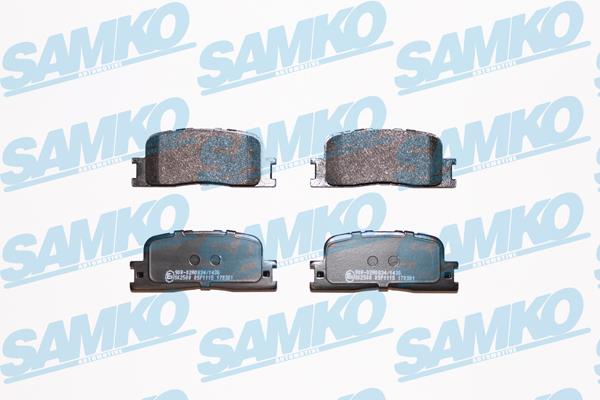 Samko 5SP1115 Brake Pad Set, disc brake 5SP1115