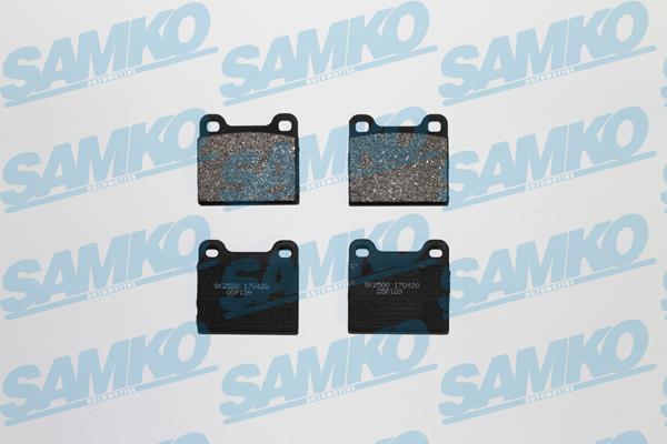 Samko 5SP109 Brake Pad Set, disc brake 5SP109