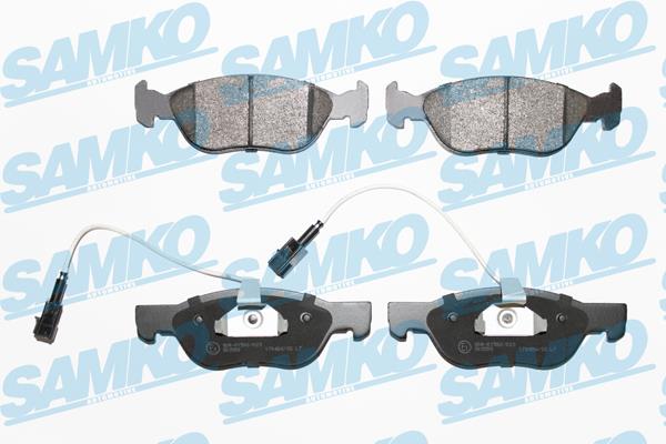 Samko 5SP1076 Brake Pad Set, disc brake 5SP1076