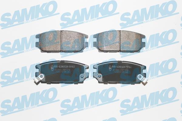 Samko 5SP1016 Brake Pad Set, disc brake 5SP1016
