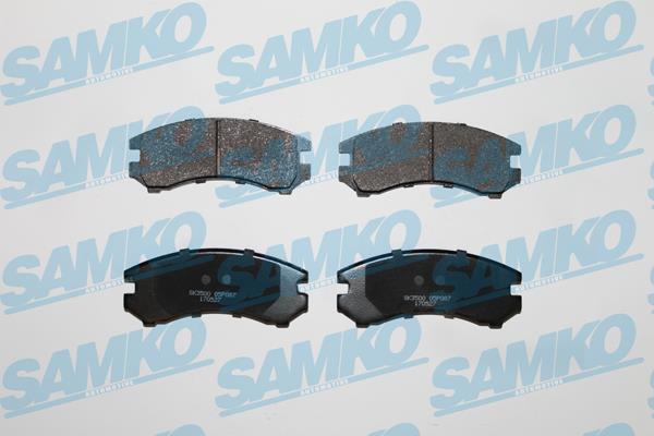 Samko 5SP087 Brake Pad Set, disc brake 5SP087