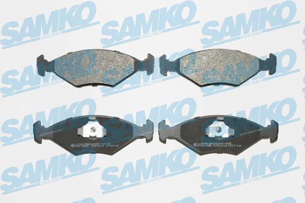 Samko 5SP016 Brake Pad Set, disc brake 5SP016