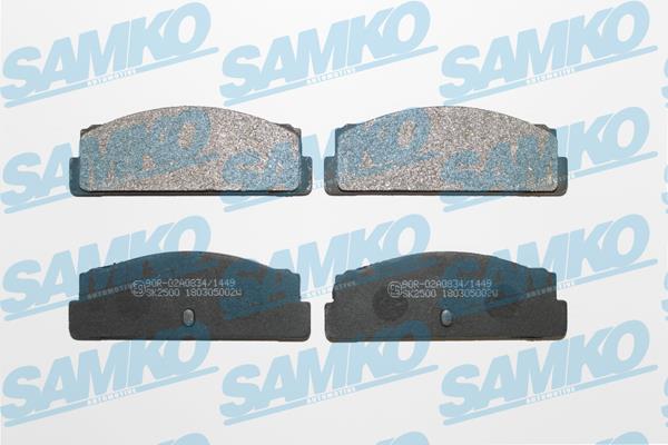 Samko 5SP002 Brake Pad Set, disc brake 5SP002