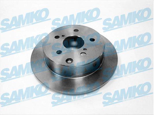Samko T2052P Rear brake disc, non-ventilated T2052P