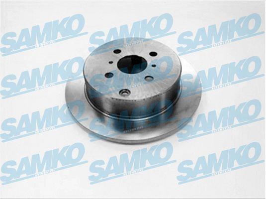Samko T2003P Rear brake disc, non-ventilated T2003P