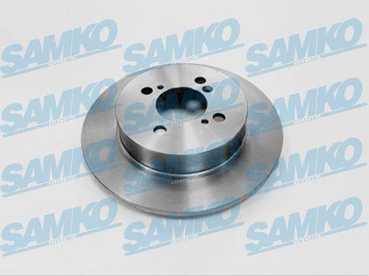 Samko S5007P Rear brake disc, non-ventilated S5007P