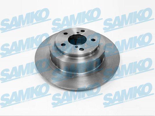 Samko S4006P Rear brake disc, non-ventilated S4006P