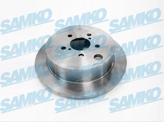 Samko S4003P Rear brake disc, non-ventilated S4003P