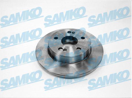 Samko R1405P Rear brake disc, non-ventilated R1405P