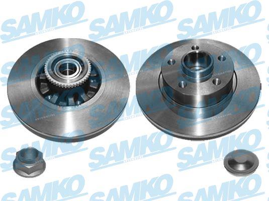 Samko R1072PCA Unventilated brake disc R1072PCA